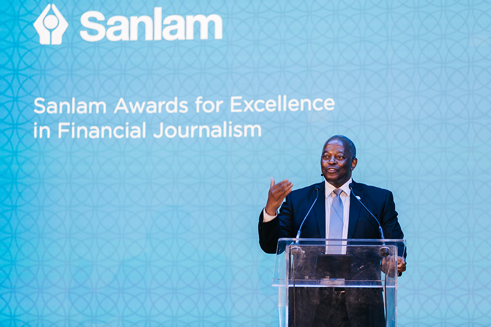 Sanlamn Awards for Excellence in  Financial Journalism. 