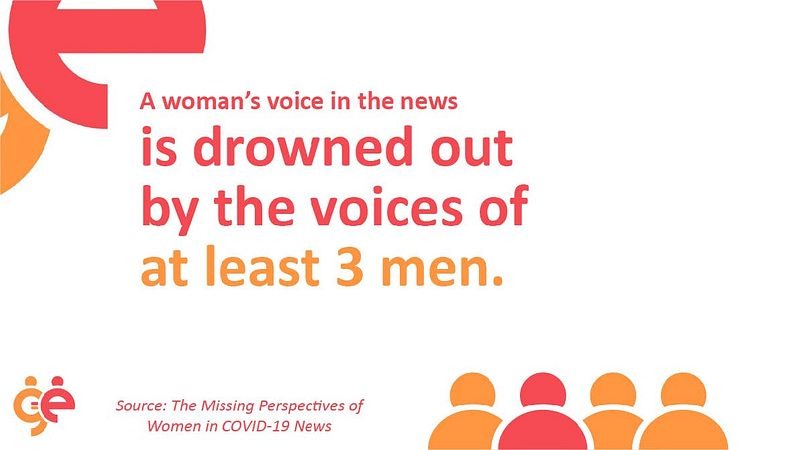 Women's voices are underrepresented in news